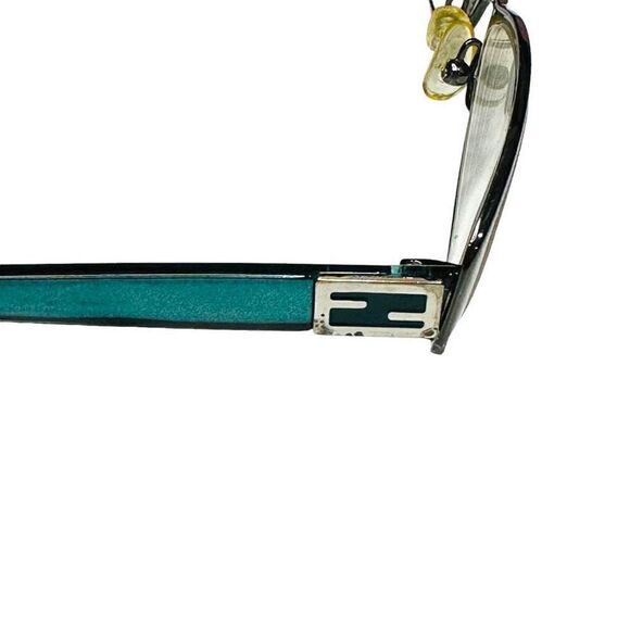 Fendi Glasses Eyewear Rectangle Frame Full Rim Black with Lacoste Case - Picture 5 of 11